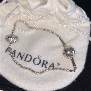 Pandora Essence beaded bracelet WITH CHARM